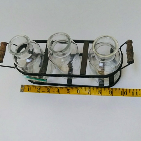 Garden Collection Jar Sets With Metal Holder. - Picture 11 of 11